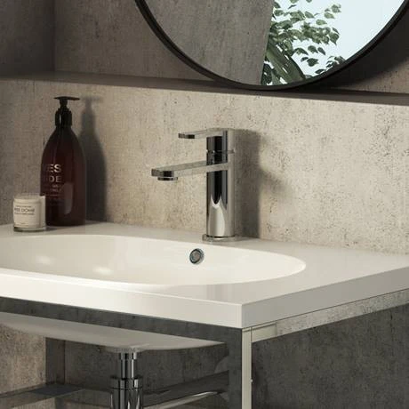Brooklyn Modern Chrome Basin Mono Mixer Tap 2 Brooklyn Modern Chrome Basin Mono Mixer Tap - Image 2