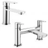 Brooklyn Modern Chrome Bathroom Taps Package