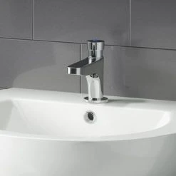 Cruze Non-Concussive Chrome Basin Tap -Basin Taps Shop CRZ7 d4 460