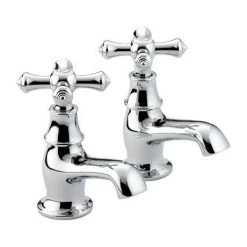 Bristan - Colonial Basin Taps - Chrome Plated - K-1/2-C