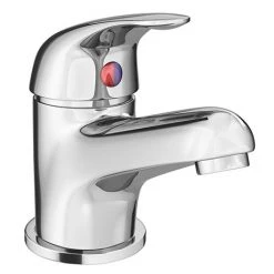 Modern Single Lever Basin Tap - Chrome - DTY305