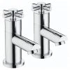 Bristan - Decade Contemporary Basin Taps - Chrome - DX-1/2-C