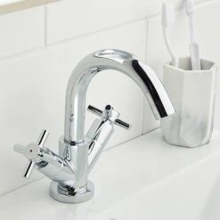 Bristan - Decade Contemporary Basin Mixer - Chrome - DX-BAS-C 5 Bristan - Decade Contemporary Basin Mixer - Chrome - DX-BAS-C -Basin Taps Shop DX BAS C D2 460