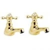 Deva Tudor Basin Taps - Gold - TUD01/501