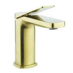 Crosswater Glide II Brushed Brass Mono Basin Mixer - GD110DNF