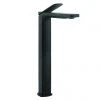 Crosswater Glide II Matt Black Tall Mono Basin Mixer - GD112DNM