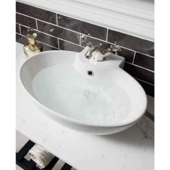 Crosswater - Belgravia Crosshead Monobloc Basin Mixer with Pop-up Waste - Nickel - HG110DPN -Basin Taps Shop HG110DPN D1 460