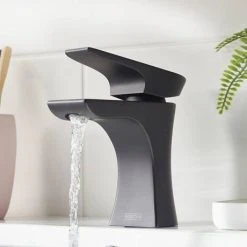 Bristan Hourglass Black Mono Basin Mixer with Clicker Waste 7 Bristan Hourglass Black Mono Basin Mixer with Clicker Waste -Basin Taps Shop HOU BAS BLK D1 460
