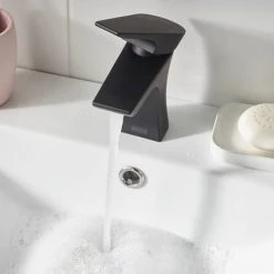 Bristan Hourglass Black Mono Basin Mixer with Clicker Waste 9 Bristan Hourglass Black Mono Basin Mixer with Clicker Waste -Basin Taps Shop HOU BAS BLK D3 460