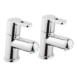 Bristan Jive Basin Pillar Taps Chrome - JI-1/2-C