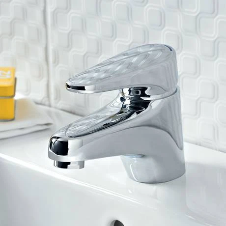 Bristan - Jute Basin Mixer with Eco Click - Chrome - JU-EBAS-C 2 Bristan - Jute Basin Mixer with Eco Click - Chrome - JU-EBAS-C - Image 2