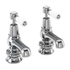 Burlington Kensington Regent - Chrome Basin Taps 3" - KER1