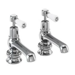 Burlington Kensington Regent - Chrome Basin Taps 5" - KER2