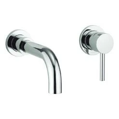 Crosswater - Fusion Wall Mounted 2 Hole Set Basin Mixer - MBFU120W