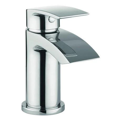 Crosswater Flow Mini Monobloc Basin Mixer inc. Waste MBFW114P+ 1 Crosswater Flow Mini Monobloc Basin Mixer inc. Waste MBFW114P+