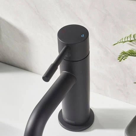 Bristan Mila Black Mono Basin Mixer with Clicker Waste 3 Bristan Mila Black Mono Basin Mixer with Clicker Waste - Image 3