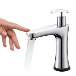 Mileto Touch Sensor Basin Tap with Integrated Soap Dispenser 5 Mileto Touch Sensor Basin Tap with Integrated Soap Dispenser -Basin Taps Shop MT56 D3 460