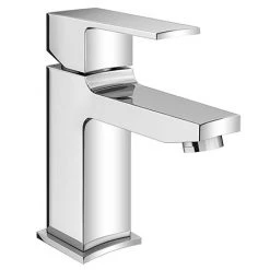 Monza Curved Modern Basin Mixer Tap + Waste