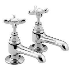 Bristan 1901 Basin Taps - Chrome