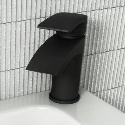 Nexus Matt Black Basin Mixer Tap 11 Nexus Matt Black Basin Mixer Tap -Basin Taps Shop NEX05K d7 460
