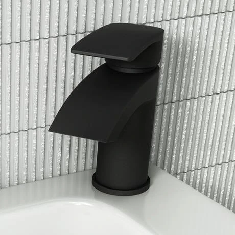 Nexus Matt Black Basin Mixer Tap 6 Nexus Matt Black Basin Mixer Tap - Image 6