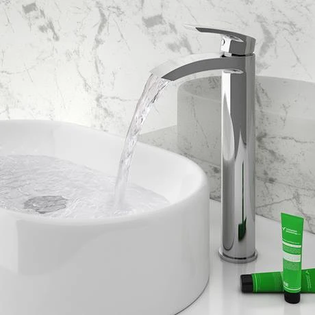 Nexus Chrome High Rise Mono Basin Mixer Tap 2 Nexus Chrome High Rise Mono Basin Mixer Tap - Image 2