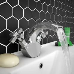 Olympia Art Deco Basin Mixer Tap