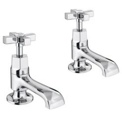Olympia Art Deco Basin Taps