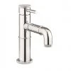 Crosswater MPRO Industrial Monobloc Basin Mixer with Knurled Detailing - Chrome - PRI110DNC