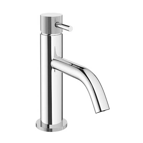 Crosswater MPRO Monobloc Basin Mixer with Knurled Detailing - Chrome - PRO110DNC_K 1 Crosswater MPRO Monobloc Basin Mixer with Knurled Detailing - Chrome - PRO110DNC_K