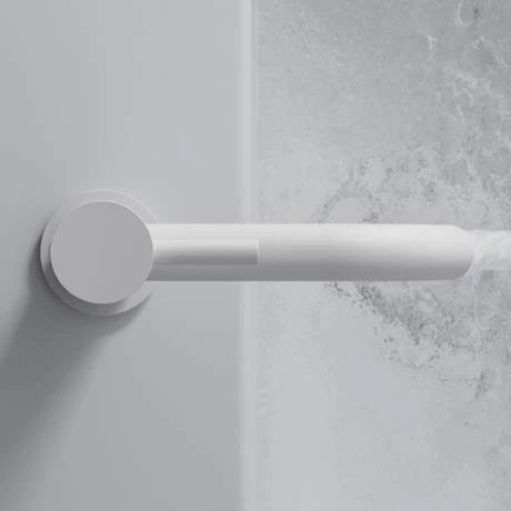 Crosswater MPRO Monobloc Basin Mixer - Matt White - PRO110DNW+ 4 Crosswater MPRO Monobloc Basin Mixer - Matt White - PRO110DNW+ - Image 4