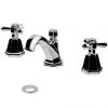 RAK Washington Art Deco 3 Hole Basin Mixer + Pop-up Waste - RAKWTN3019
