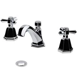 RAK Washington Art Deco 3 Hole Basin Mixer + Pop-up Waste - RAKWTN3019