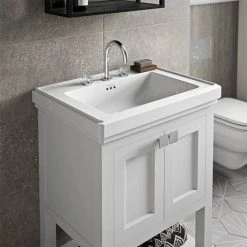 Burlington Riviera Art Deco Chrome 3 Hole Deck Basin Mixer 5 Burlington Riviera Art Deco Chrome 3 Hole Deck Basin Mixer -Basin Taps Shop RIV6 CHR D2 460