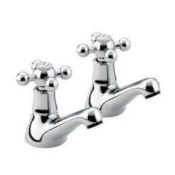 Bristan - Regency Basin Taps - Chrome Plated - R-1/2-C