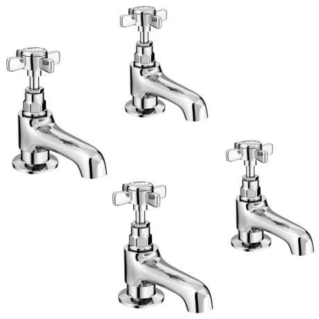 Regent Traditional Basin and Bath Taps - Chrome 1 Regent Traditional Basin and Bath Taps - Chrome