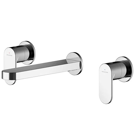 Asquiths Solitude Wall Mounted Basin Mixer (3TH) Without Backplate - TAB5114 1 Asquiths Solitude Wall Mounted Basin Mixer (3TH) Without Backplate - TAB5114