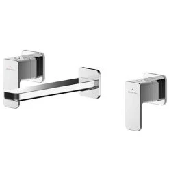 Asquiths Tranquil Wall Mounted Basin Mixer (3TH) Without Backplate - TAD5114