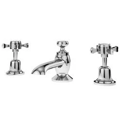 Asquiths Restore Deck Mounted Basin Mixer (3TH) With Pop-Up Waste - TAE5317
