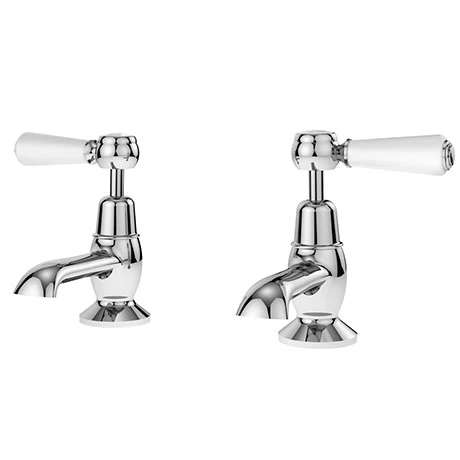 Asquiths Restore Lever Basin Taps - TAF5316 1 Asquiths Restore Lever Basin Taps - TAF5316