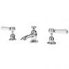 Asquiths Restore Lever 3TH Deck Basin Mixer With Pop-up Waste - TAF5317