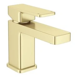 Toreno Modern Brushed Brass Basin Mono Mixer Tap