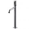 Venice Modern Round Tall Basin Mixer Tap - Chrome
