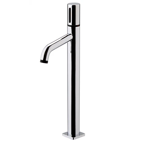 Venice Modern Round Tall Basin Mixer Tap - Chrome 1 Venice Modern Round Tall Basin Mixer Tap - Chrome