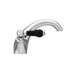 Chatsworth 1928 Traditional Black Lever Mono Basin Mixer Tap -Basin Taps Shop TRAD013D BLK new d4 460