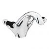 Chatsworth 1928 Traditional Black Lever Mono Basin Mixer Tap
