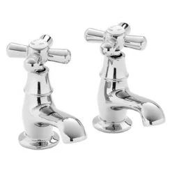 Heritage - Ryde Basin Pillar Taps - Chrome - TRHC00