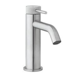 Crosswater 3ONE6 Stainless Steel Mono Basin Mixer Tap - TS110DNS