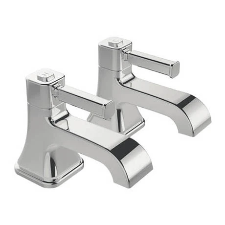 Heritage Somersby Basin Pillar Taps - TSBC00 1 Heritage Somersby Basin Pillar Taps - TSBC00