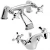 Traditional Bath Filler & Mono Basin Mixer - Chrome